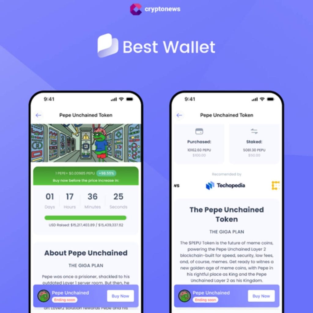 Pepe unchained es uno de los mejores token meme en fase de preventa con recaudaciones sorprendentes