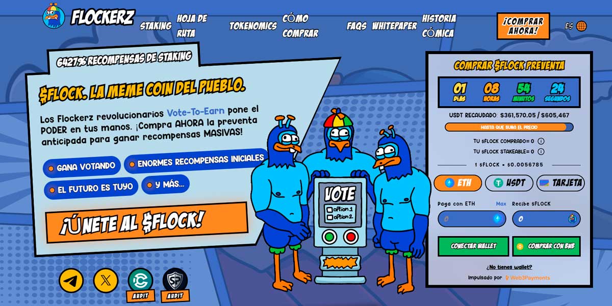 Sitio web oficial para comprar Flockerz