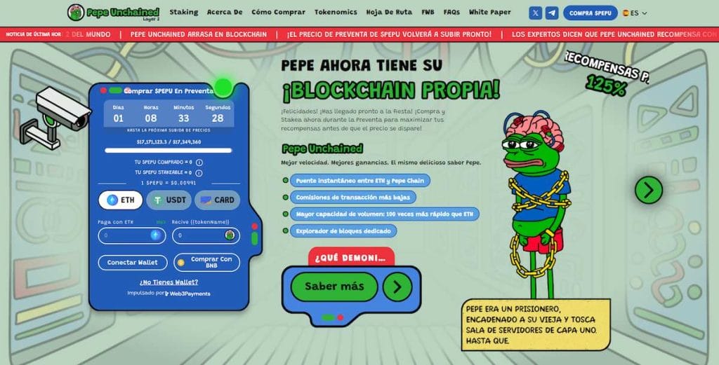 Preventa criptomoneda meme PEPE
