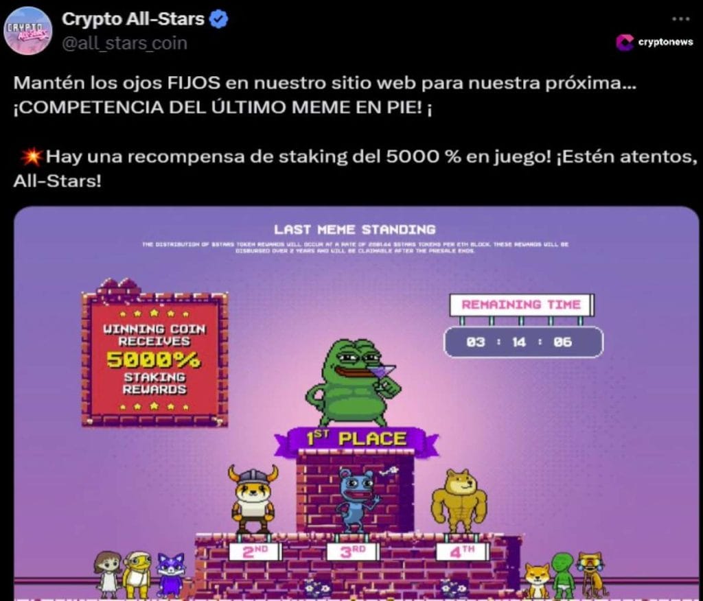 Increíbles recompensas para los titulares de $STARS