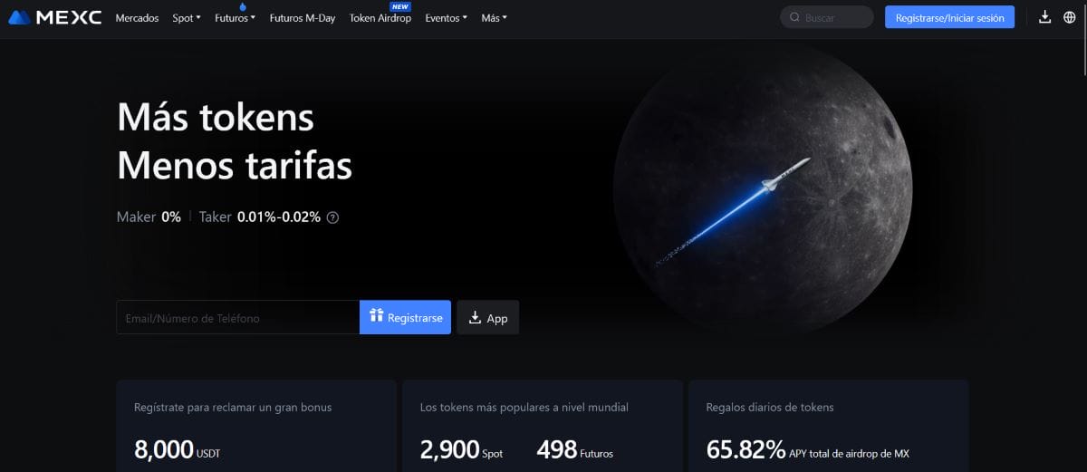 Las mejores app criptomonedas: MEXC