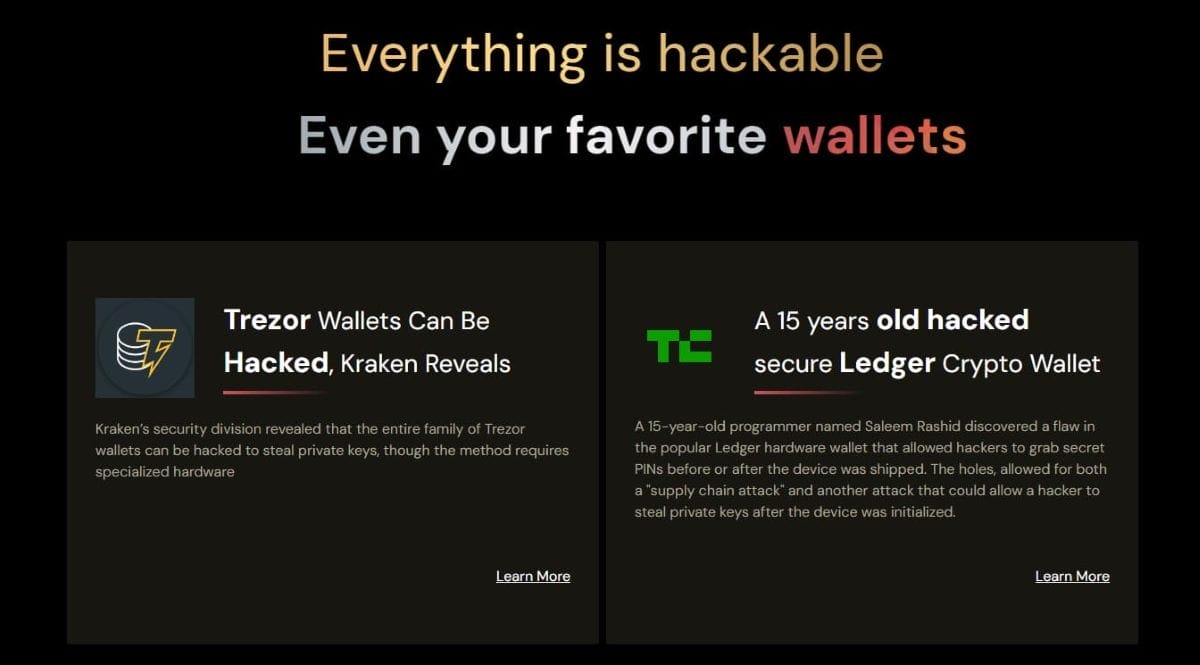 Cypherock X1 soluci&oacute;n para usuarios que desean funciones de seguridad avanzadas