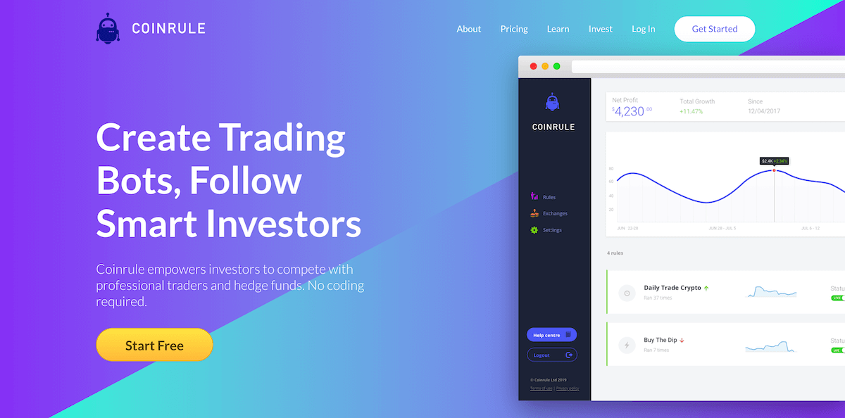 coinrule-robo-bot-de-negociacao-de-criptomoedas-no-brasil
