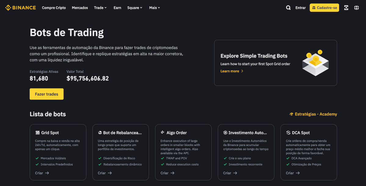 binance-trading-bots-plataforma-de-negociacao-de-criptomoedas-mais-conhecida