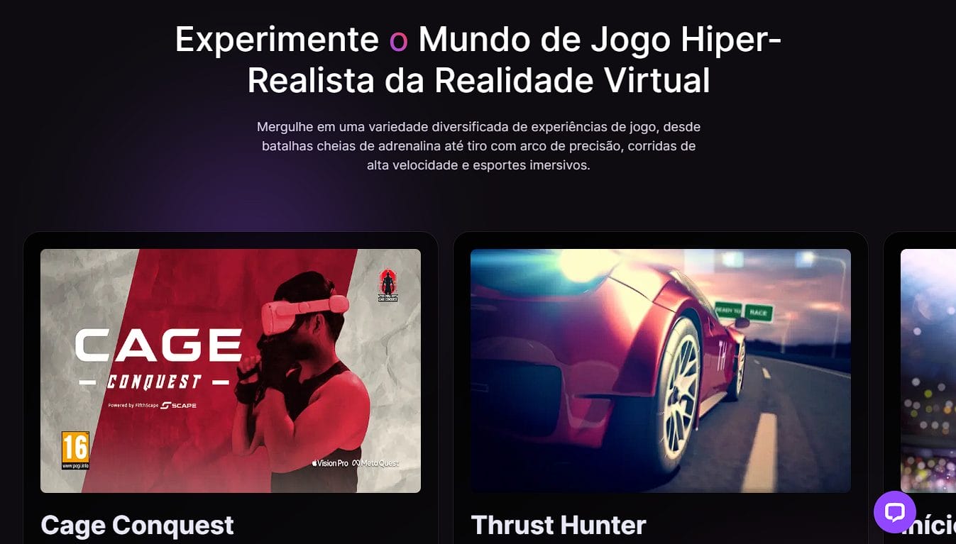 Lançamento dos jogos 5thScape