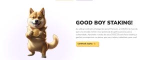 Valorização do preço Dogecoin20 com staking