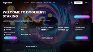 Fazer staking do token $DOGEVERSE