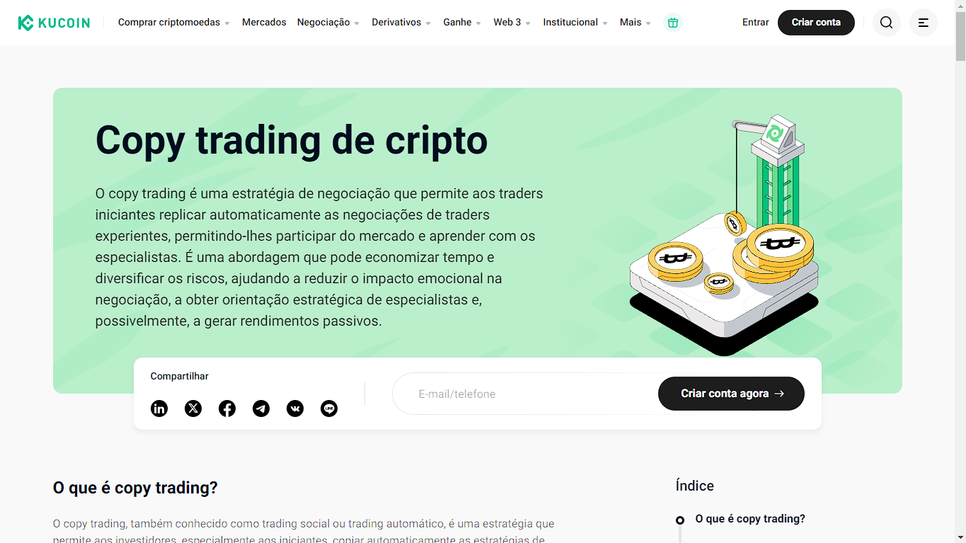 Copy Trading na KuCoin