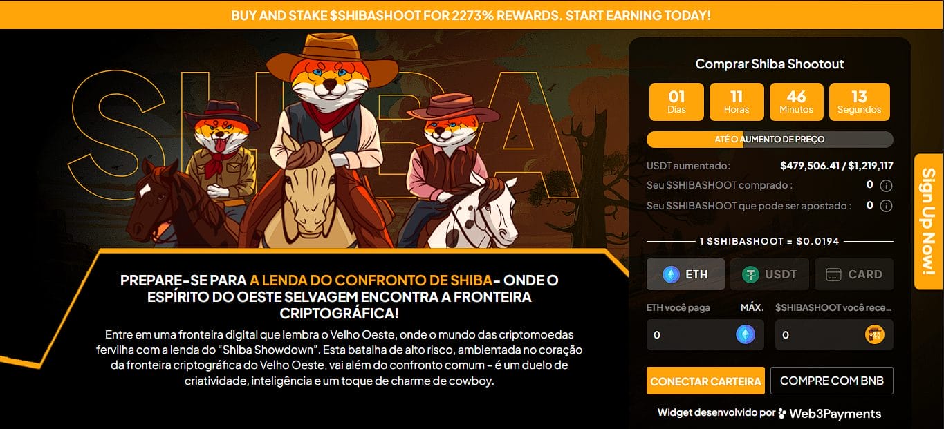Etapas para comprar Shiba Shootout