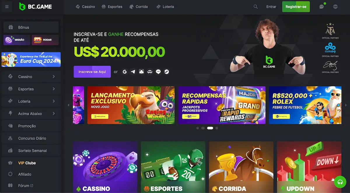 BC.Game - Um dos Bitcoin Casinos mais versáteis para jogar em segurança