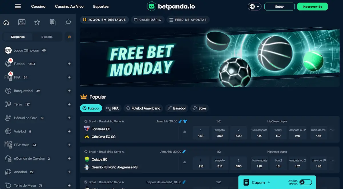 Betpanda.io é uma casa de apostas que aceita Bitcoin para pagamentos e saques