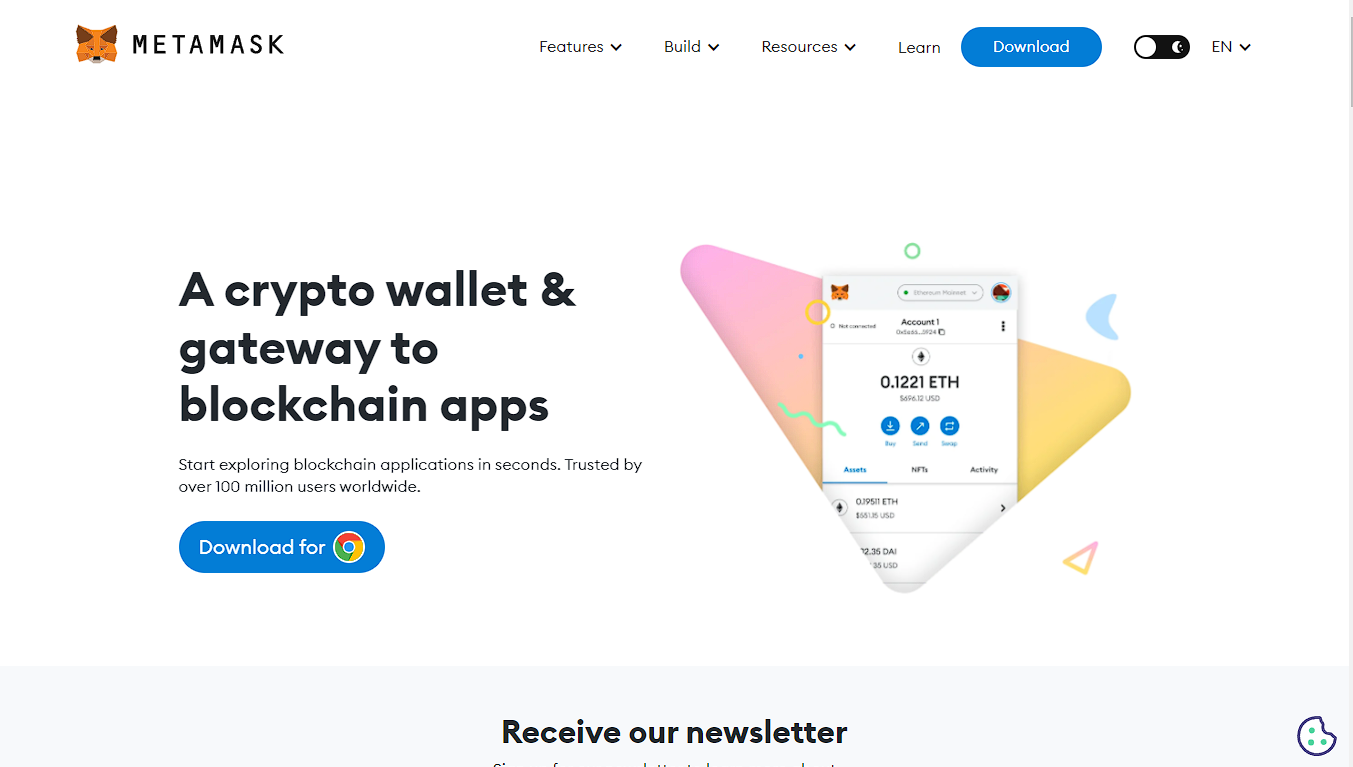 Guia para criar uma conta na carteira MetaMask