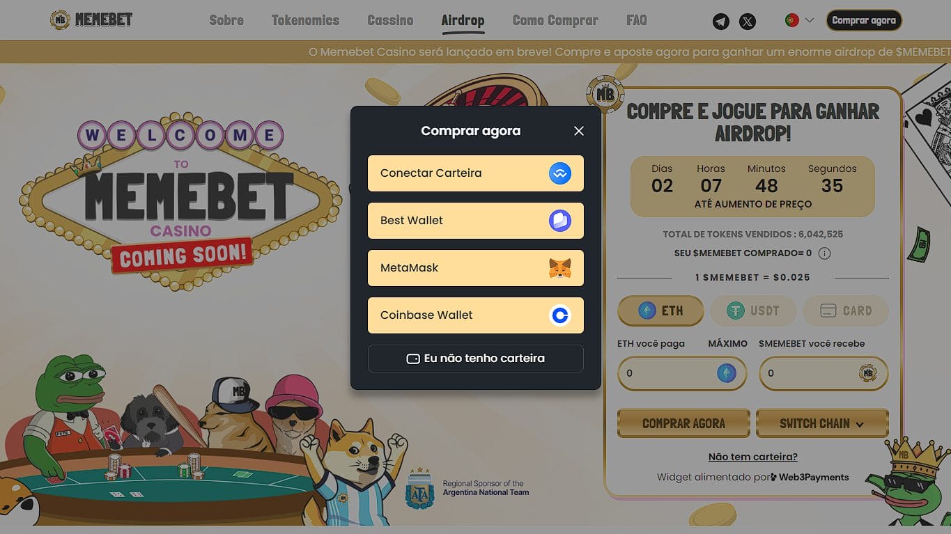 Conecte sua conta na pré-venda e comece a investir no novo projeto.