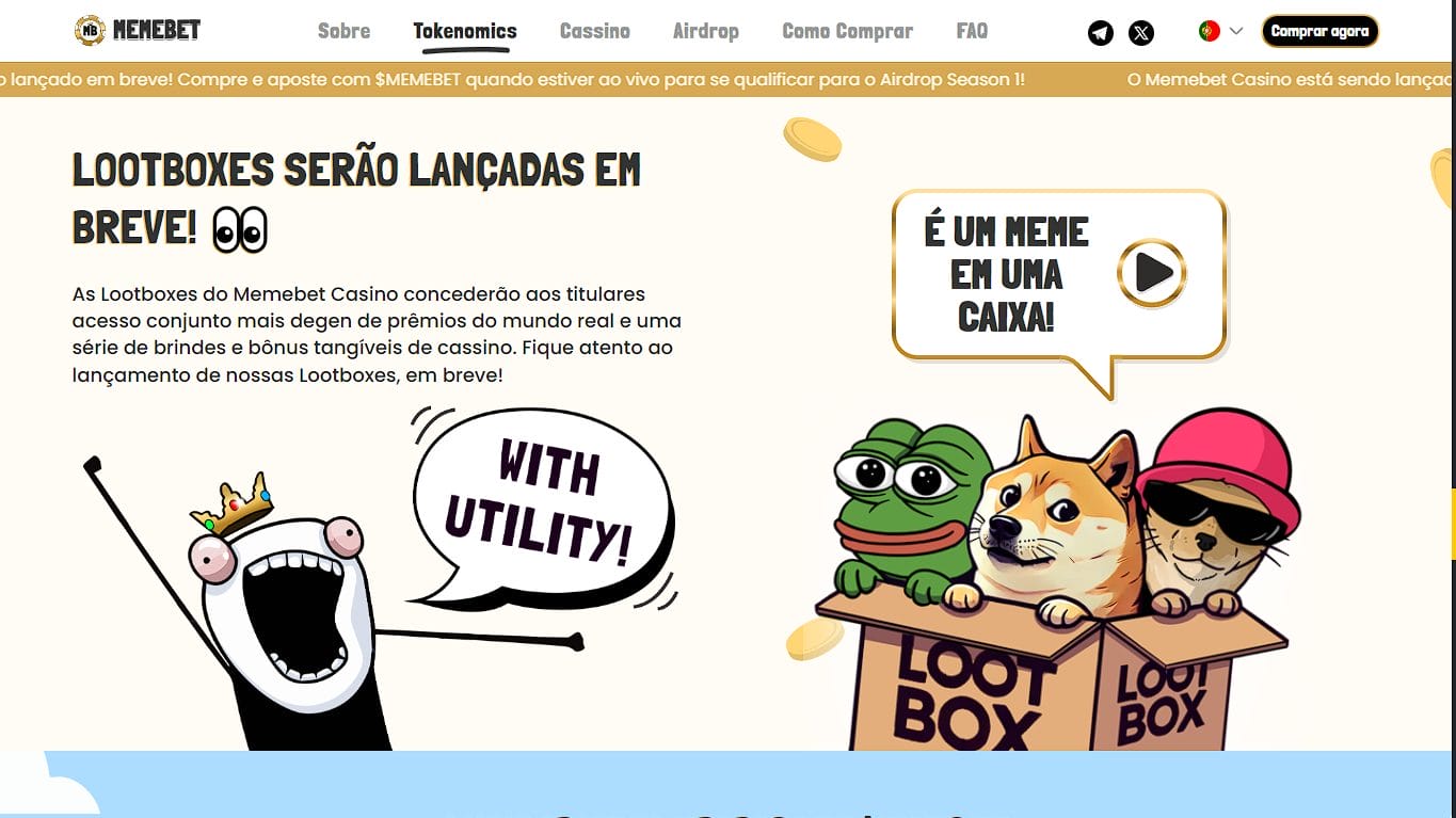 O lançamento de caixas de recompensas está próximo e influencia na previsão de preço de Memebet, entenda.