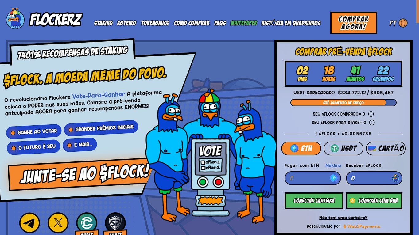 Veja o potencial do projeto a partir da nossa previsão de preço de Flockerz