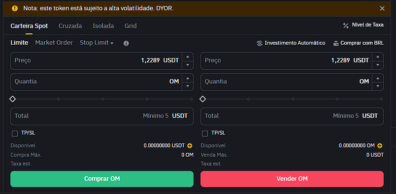Imagem de confirmação da compra de tokens RWA Binance