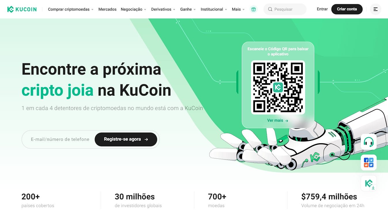 KuCoin é um dos melhores apps para comprar criptomoeda, entenda