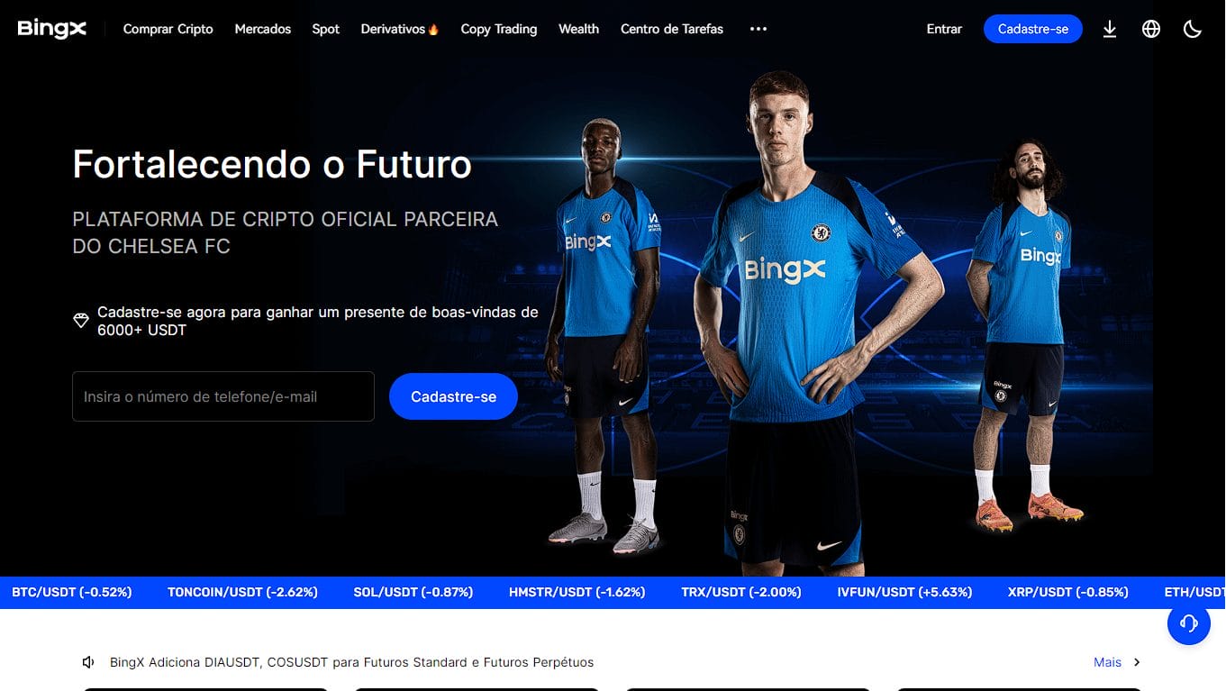 Conheça BingX, um dos melhores apps para comprar criptomoedas