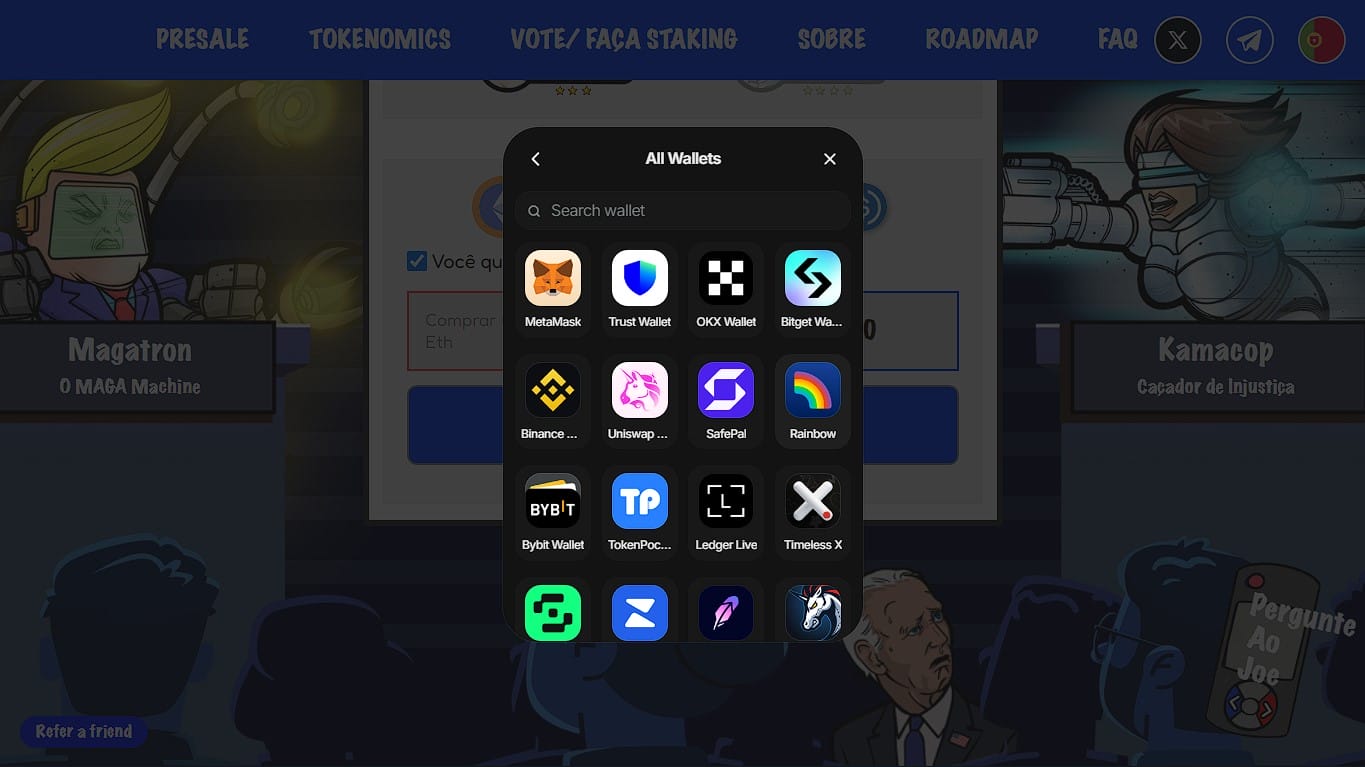 Conecte sua carteira para comprar FreeDum Fighters