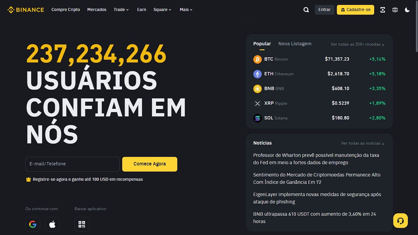 Saiba como comprar Altcoins na Binance