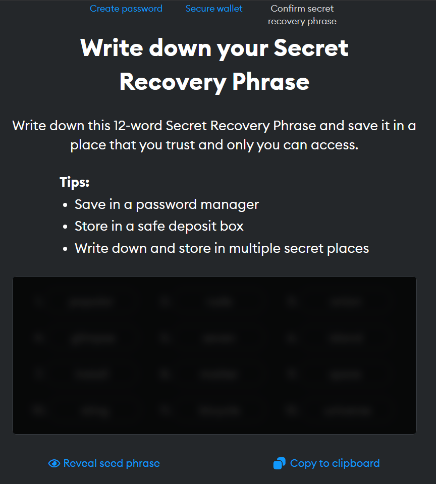Hur sätta upp en MetaMask-plånbok