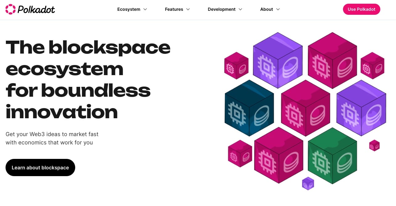 Polkadot nettverk, blockspace ecosystem for innovasjon