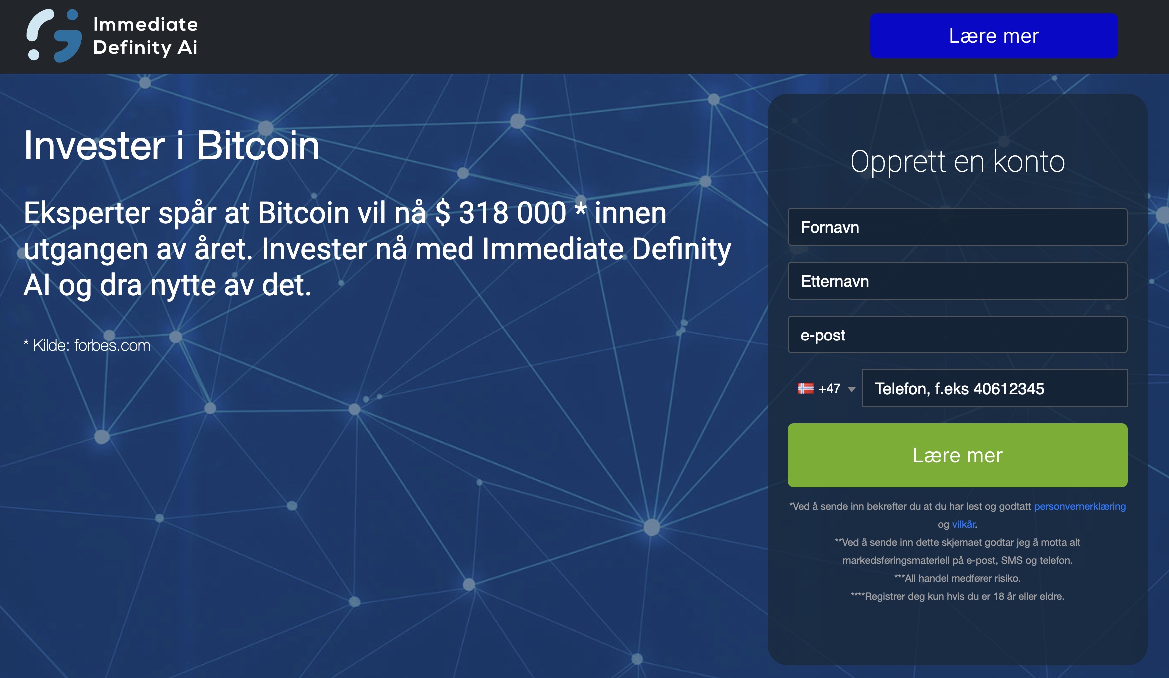 Immediate Definity AI plattform