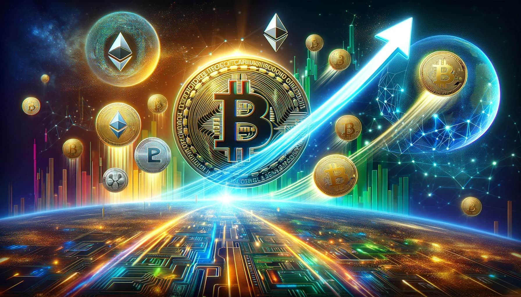 Bitcoin on horizon with altcoins