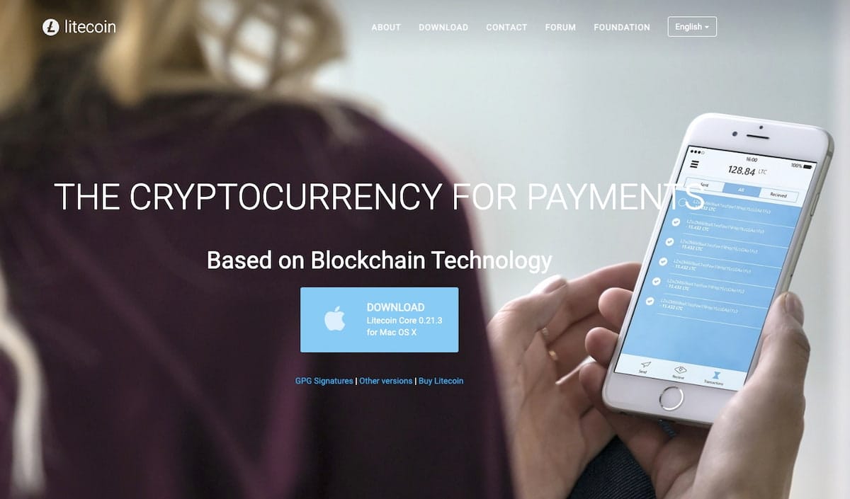 Litecoin nettside beste kryptovaluta