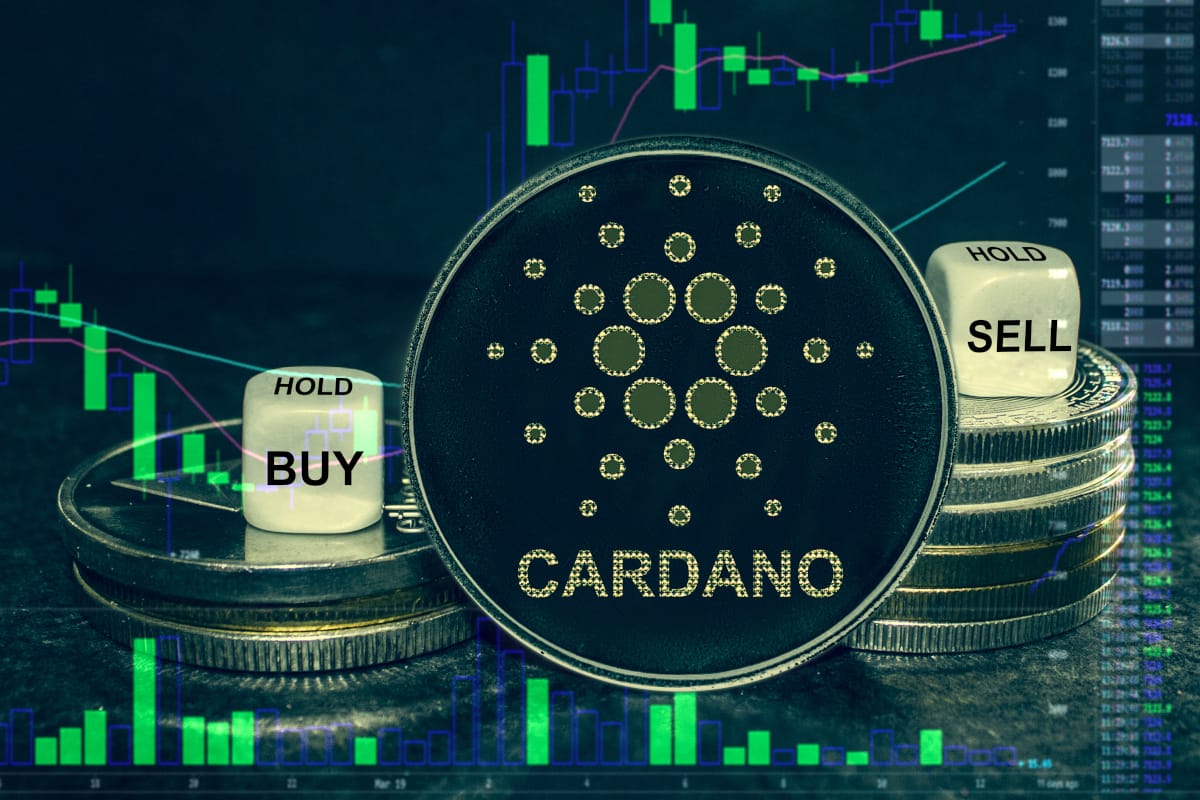 Kjøpe eller selge cardano, mynter med terninger
