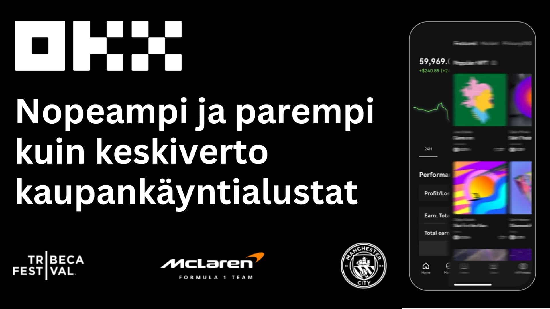 OKX kryptovaluuttojen treidausalusta