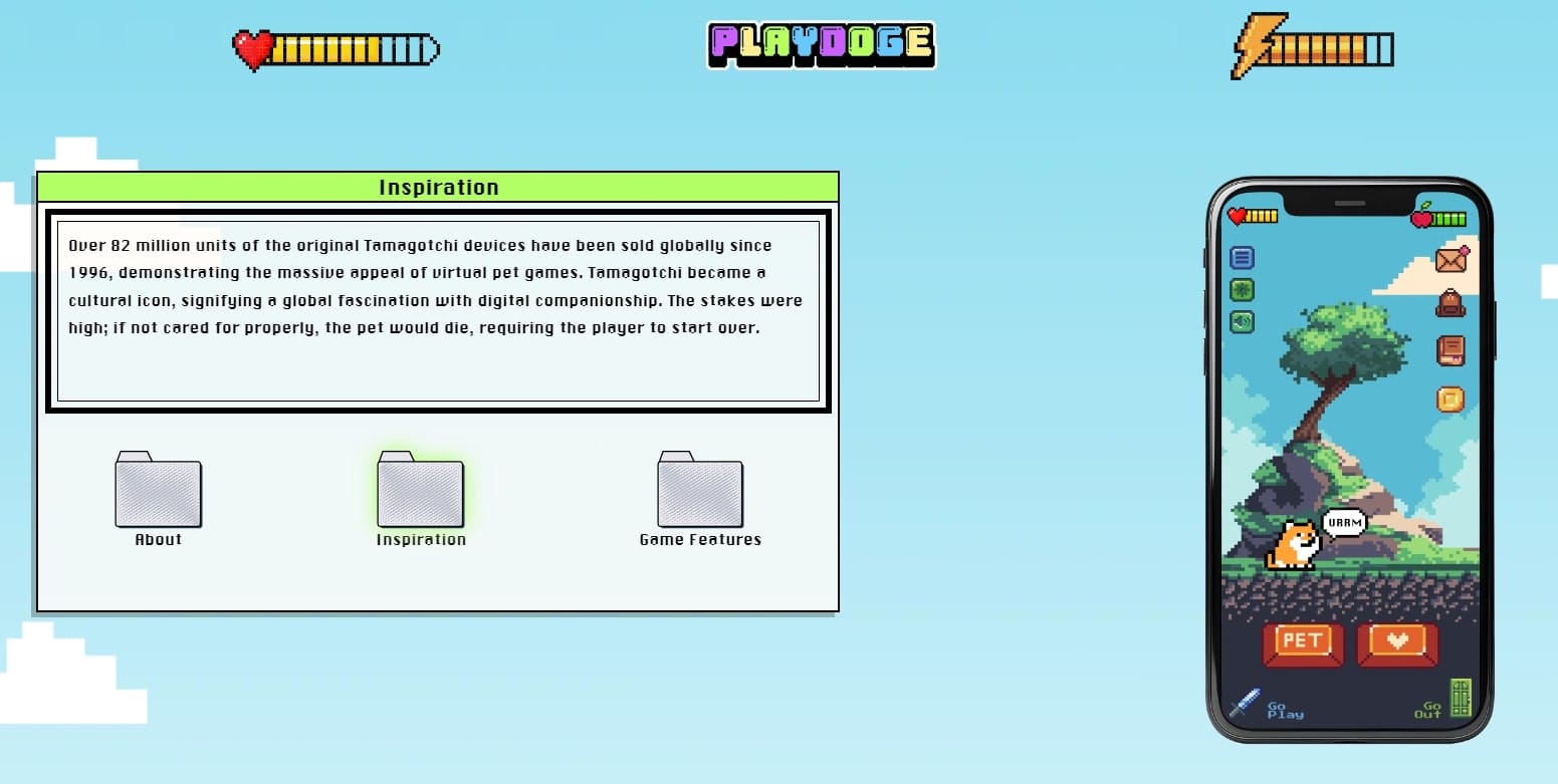 playdoge inspiraatio grafiikka