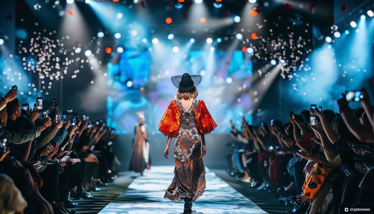 NFC kuvituskuvassa muotinäytös meneillään.