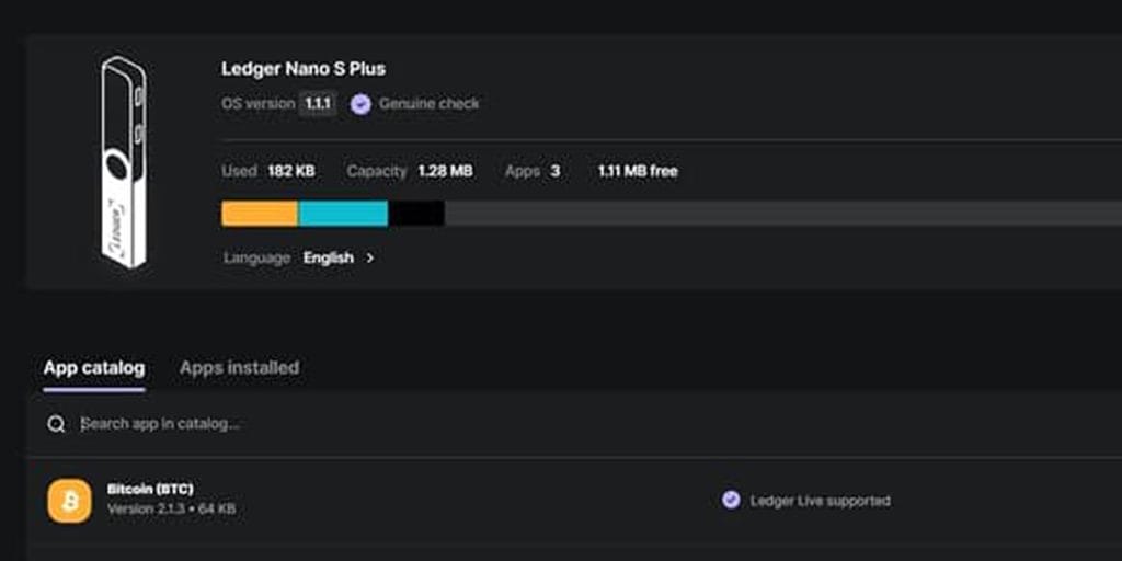 ledger live asennus viimeinen nakyma