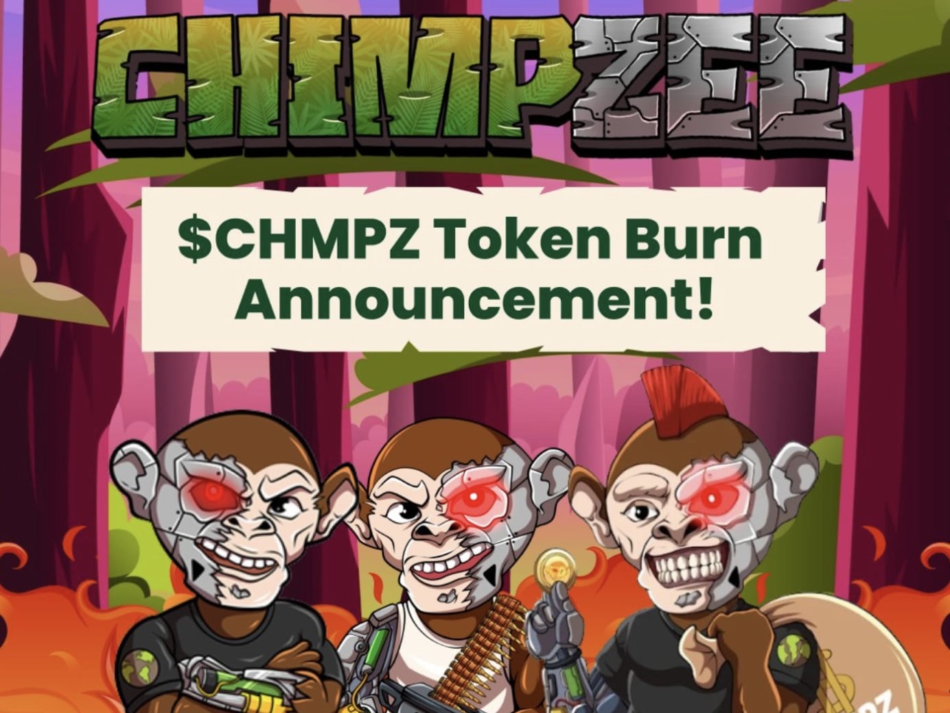 침프지 토큰 소각