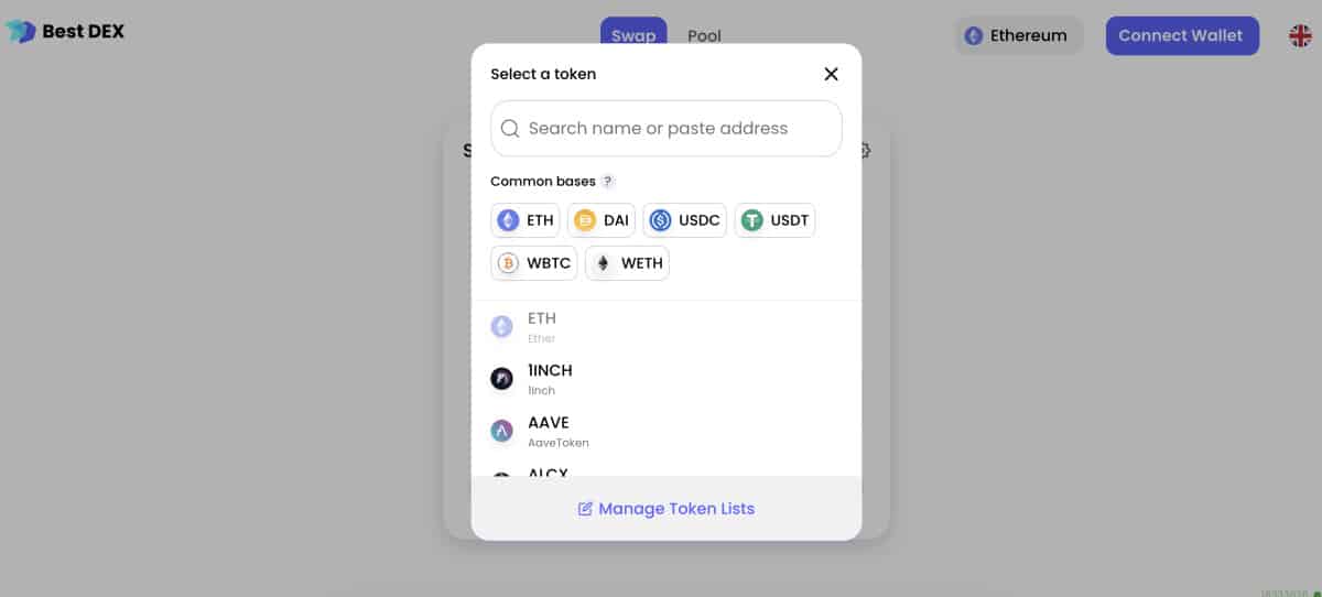 베스트월렛 베스트 DEX - KYC 없는 거래소
