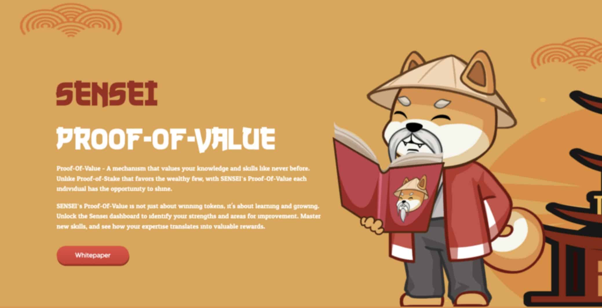 가치증명 코인 센세이 이누