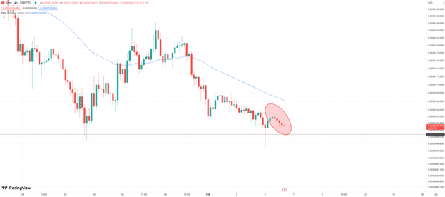 봉크 코인 차트