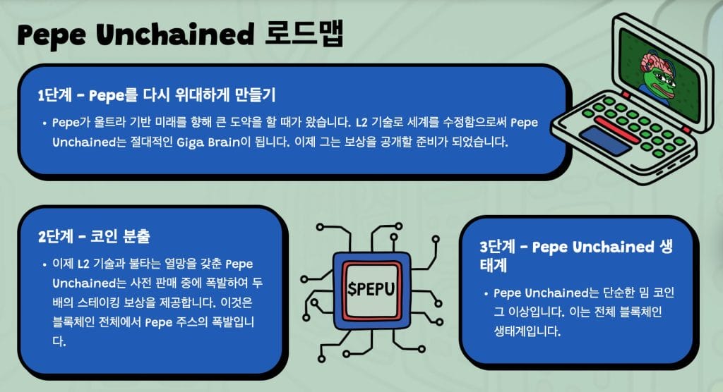 페페 언체인드 로드맵