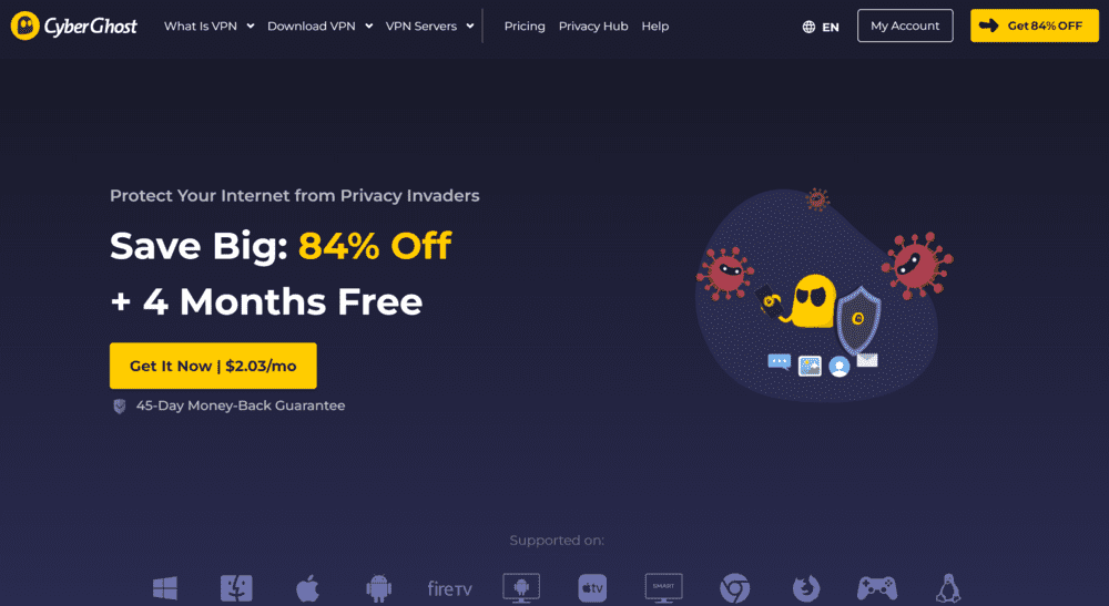 사이버고스트 암호화폐 거래용 VPN