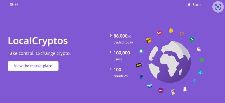 Platform peer-to-peer LocalCryptos berfungsi seperti platform berorientasi Bitcoin