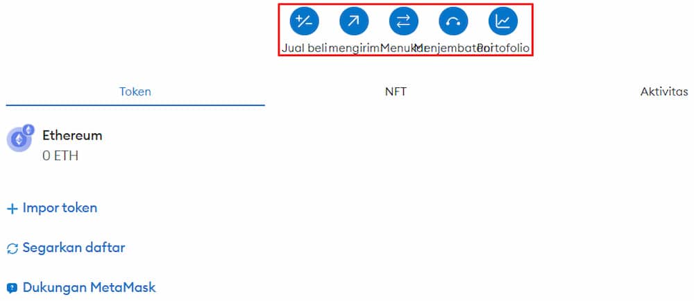 Hubungkan Aplikasi Terdesentralisasi untuk Transaksi Kripto