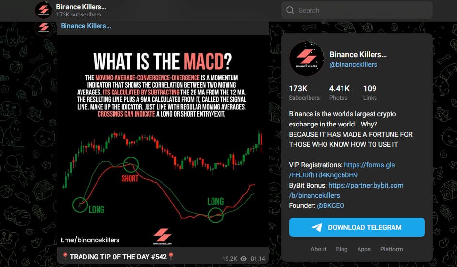 Binance Killers Telegram Crypto Group - Daftar Grup Telegram Terbaik untuk Dapatkan Crypto Signal 2024