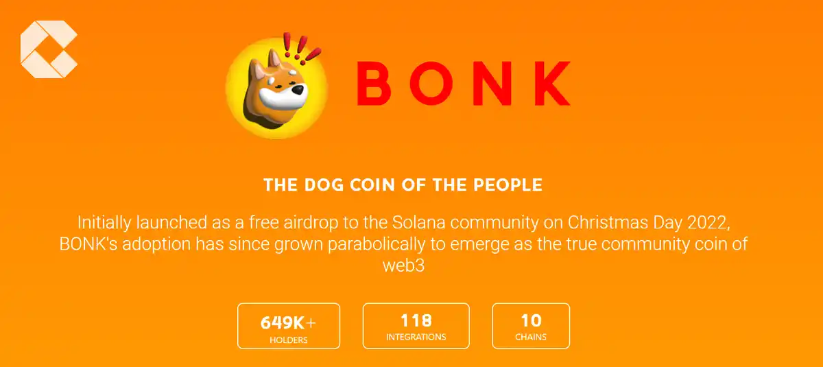 Alt = Bonk - Solana token