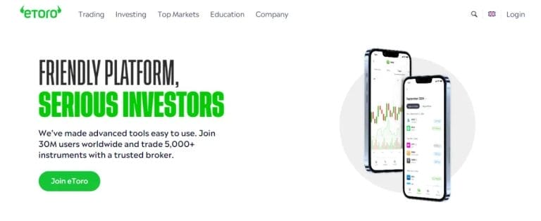 eToro Exchange Crypto Terbaik