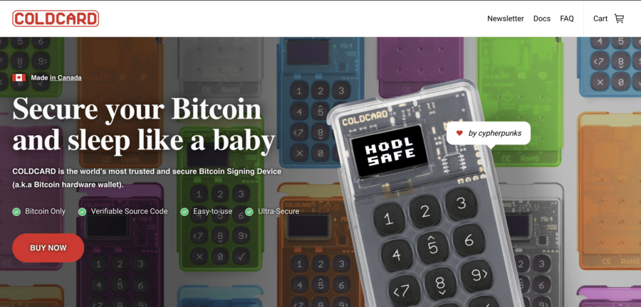 Coldcard - Dompet crypto