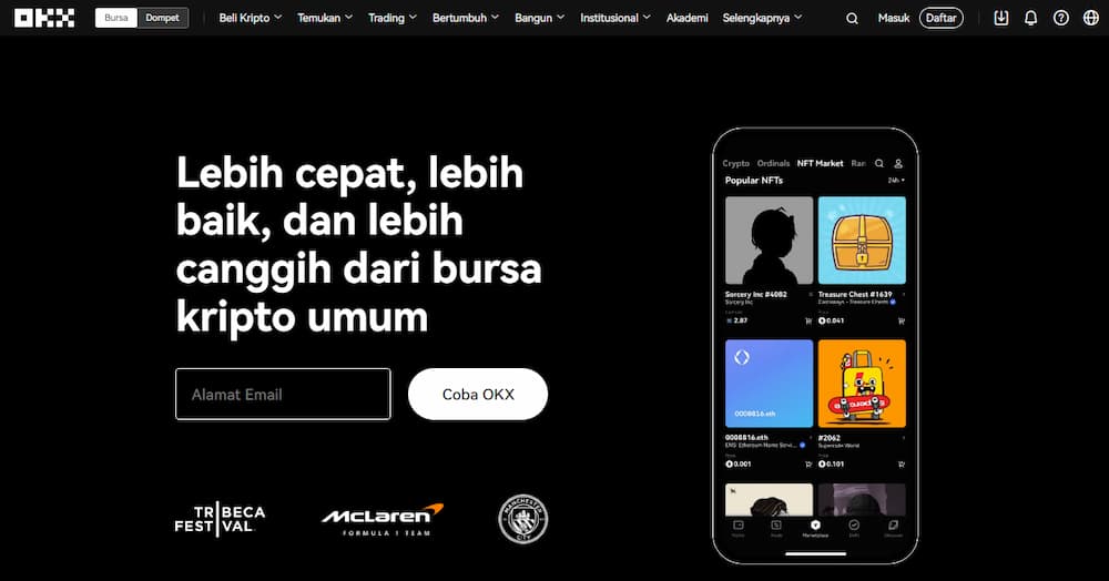 OKX - Pertukaran Crypto Terbaik