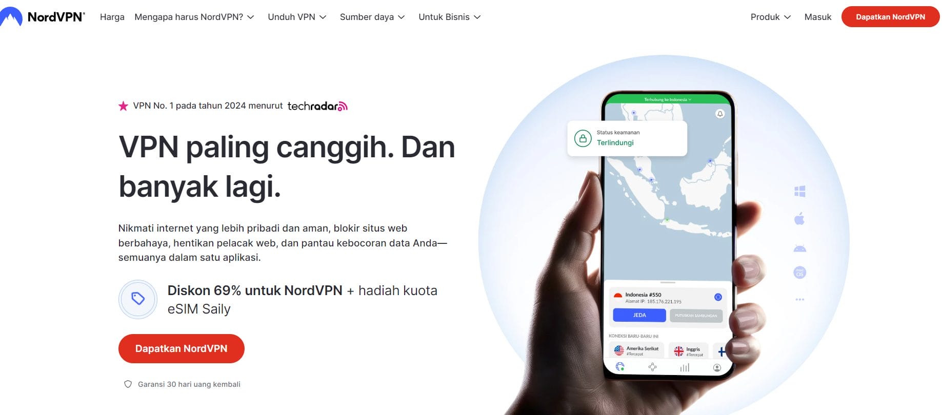 NordVPN - VPN untuk trading kripto