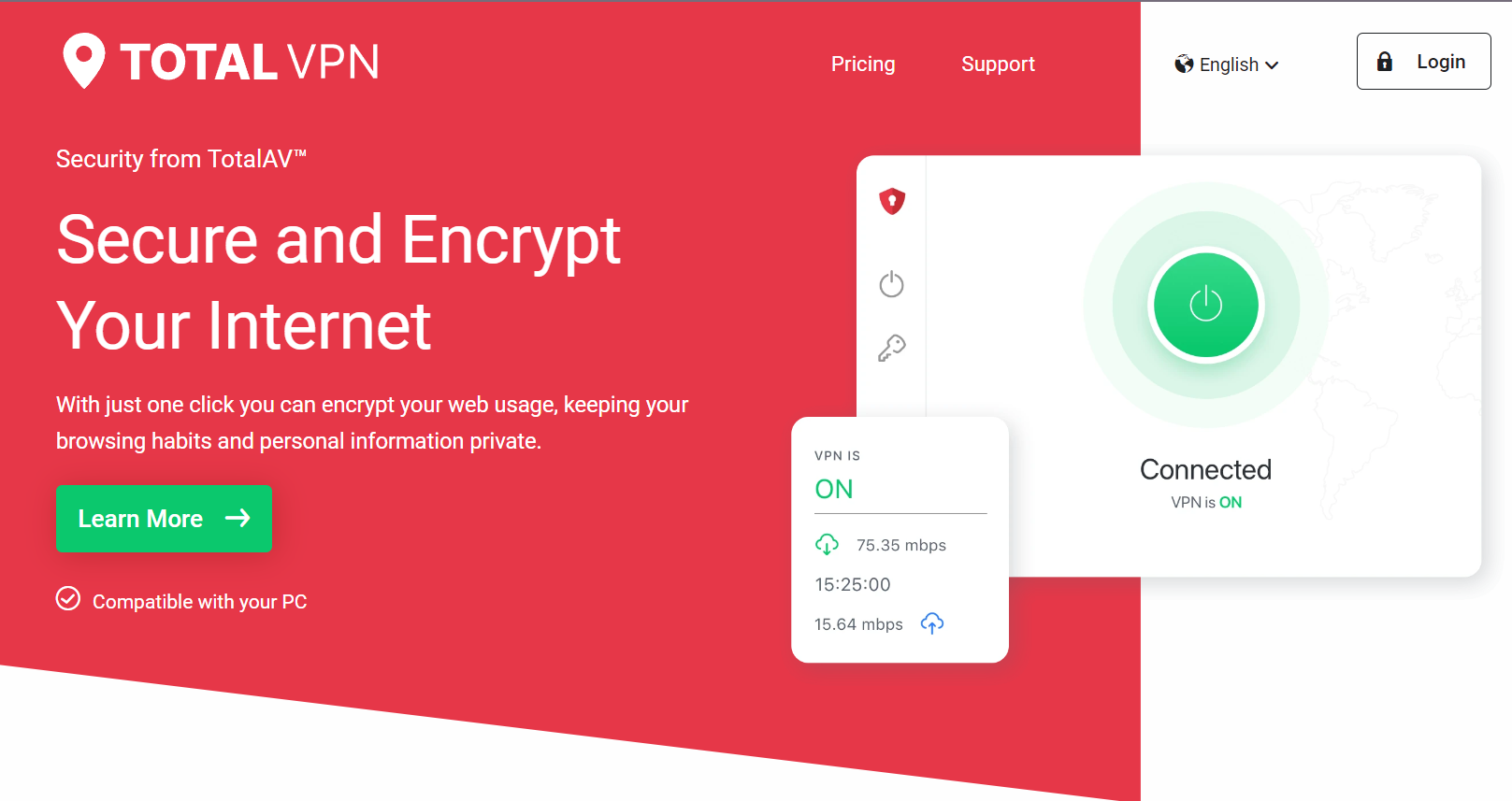 TotalVPN - VPN untuk trading kripto