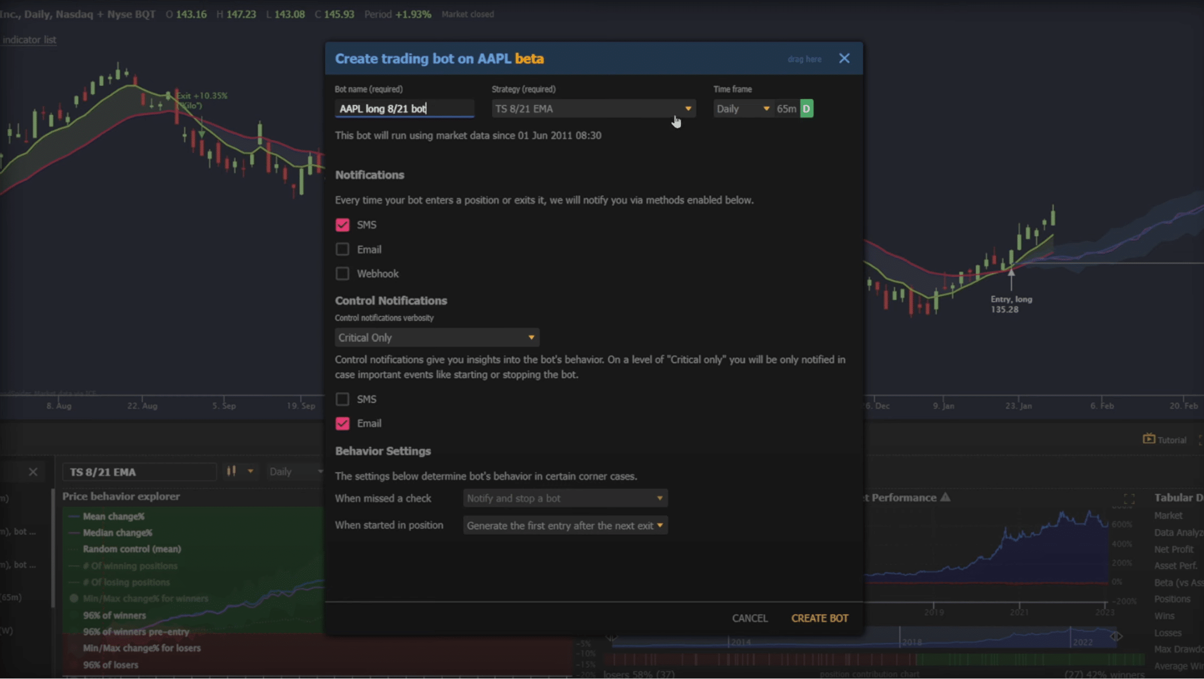 Ilustrasi Trading dengan Robot